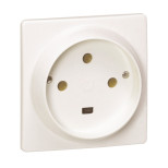 Розетка Legrand 32А 3К+З со шторками, слоновая кость
