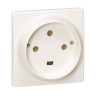 Розетка Legrand 32А 3К+З со шторками, слоновая кость