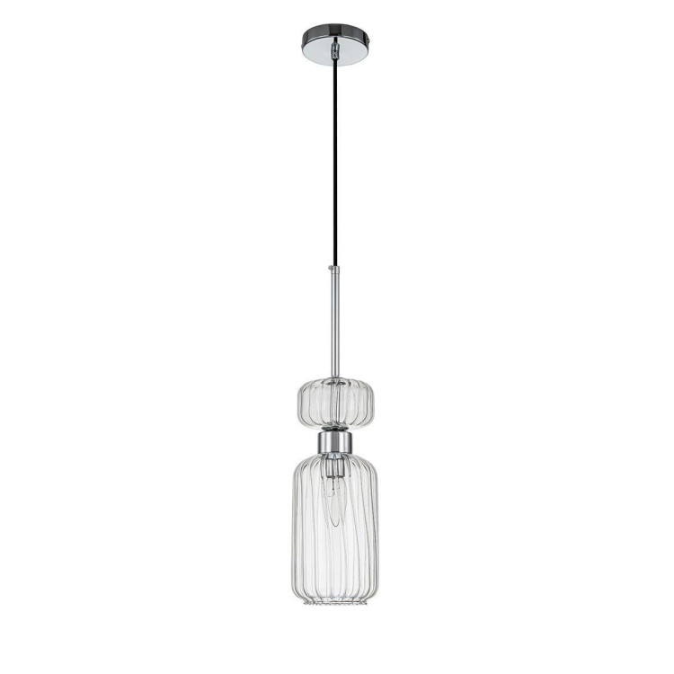 Подвесной светильник Escada Gloss 1141/1S Chrome/Clear Подвесной светильник Escada Gloss 1141/1S Chrome/Clear