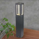 Уличный светодиодный светильник Elektrostandard Frame 1529 Techno Led серый a051860 Уличный светодиодный светильник Elektrostandard Frame 1529 Techno Led серый a051860