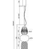 Подвесной светильник Maytoni MOD267PL-L28CH3K