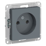 Розетка силовая Schneider Electric Atlas Design без заземления, грифель