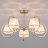 Потолочная люстра Eurosvet 60093/5 перламутровое золото