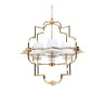 Подвесная люстра Lumina Deco Baltimore LDP 8020-4 GD+WT Подвесная люстра Lumina Deco Baltimore LDP 8020-4 GD+WT