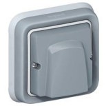 Вывод кабеля Legrand Plexo IP55 с зажимом для кабеля, серый 069848