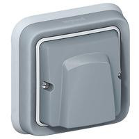 Вывод кабеля Legrand Plexo IP55 с зажимом для кабеля, серый 069848