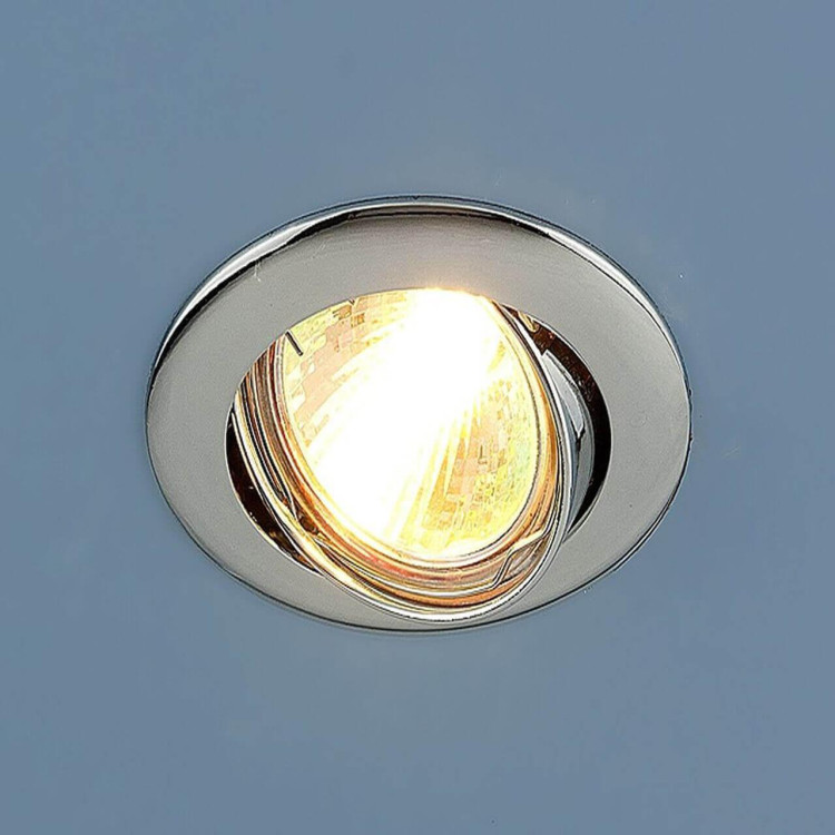 Встраиваемый светильник Elektrostandard 104S MR16 CH хром 4690389060250