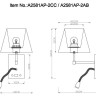 Бра Arte Lamp Elba A2581AP-2CC