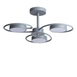 5658/36CL LEDIO LN23 279 серый Люстра потолочная LED 36W 3000-6000K 1840Лм 220V EVIN