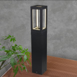 Уличный светодиодный светильник Elektrostandard Frame 1529 Techno Led черный a051859 Уличный светодиодный светильник Elektrostandard Frame 1529 Techno Led черный a051859