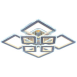 Потолочная светодиодная люстра Profit Light 8009/4+4 NKL A