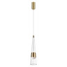 5043/12L L-VISION ODL24 435 глянц.золото/прозрачный/металл/стекло Подвес LED 12W 3000K 1334Лм LUMP