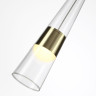5043/12L L-VISION ODL24 435 глянц.золото/прозрачный/металл/стекло Подвес LED 12W 3000K 1334Лм LUMP