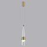 5043/12L L-VISION ODL24 435 глянц.золото/прозрачный/металл/стекло Подвес LED 12W 3000K 1334Лм LUMP