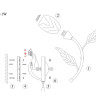 Бра F-Promo Plato 2444-1W