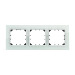 Рамка LK Studio 3-постовая из натурального светлого стекла LK60 864311-1