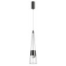 5044/12L L-VISION ODL24 435 глянц.темн.хром/прозрачный/металл/стекло Подвес LED 12W 3000K 1334Лм LUMP