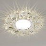 Встраиваемый точечный светильник с LED подсветкой 2219 MR16 CL прозрачный