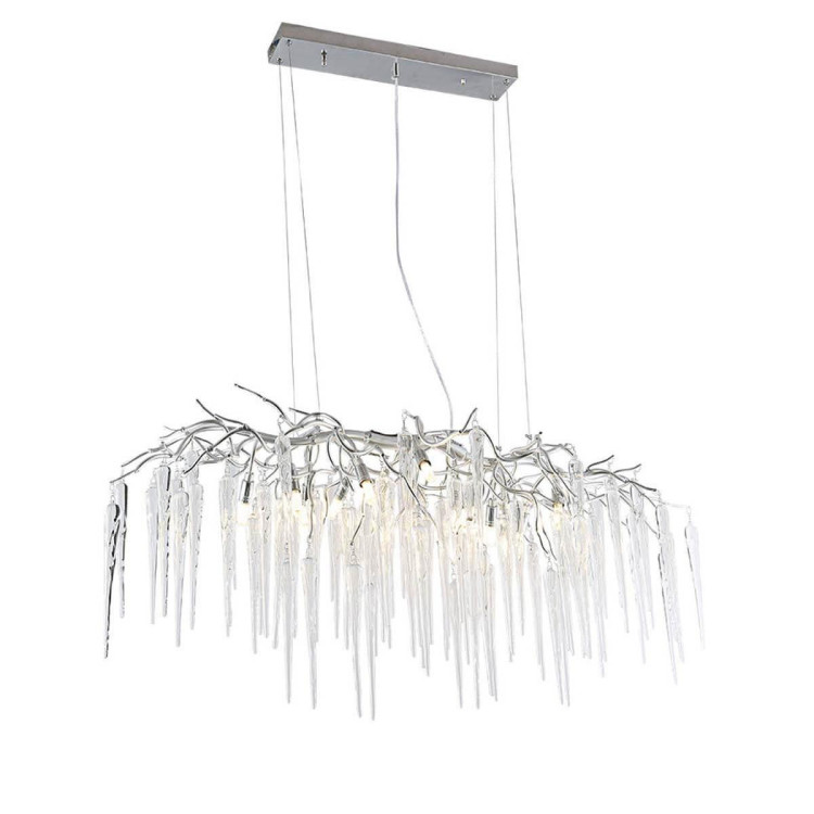 Подвесная люстра Lumien Hall Emelin LH3066/12PR-SL-CL