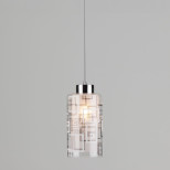 Подвесной светильник с плафоном 50002/1 хром