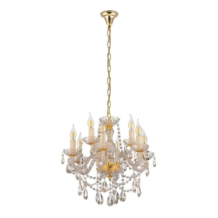 Подвесная люстра Lumina Deco Eliza LDP 7026-6+3 SL+GD Подвесная люстра Lumina Deco Eliza LDP 7026-6+3 SL+GD