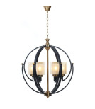 Подвесная люстра Lumina Deco Bergen LDP 1232-6 BK+MD Подвесная люстра Lumina Deco Bergen LDP 1232-6 BK+MD