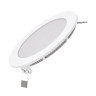 939111109 Встраиваемый светильник Gauss ультратонкий круглый IP20 9W, 145х22, Ø130, 3000K 610лм 1/20