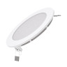 939111109 Встраиваемый светильник Gauss ультратонкий круглый IP20 9W, 145х22, Ø130, 3000K 610лм 1/20