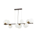 6508/10 MODERNI LN23 105 чёрный, белый, бронза Люстра E14 10*40W 220V MELONA