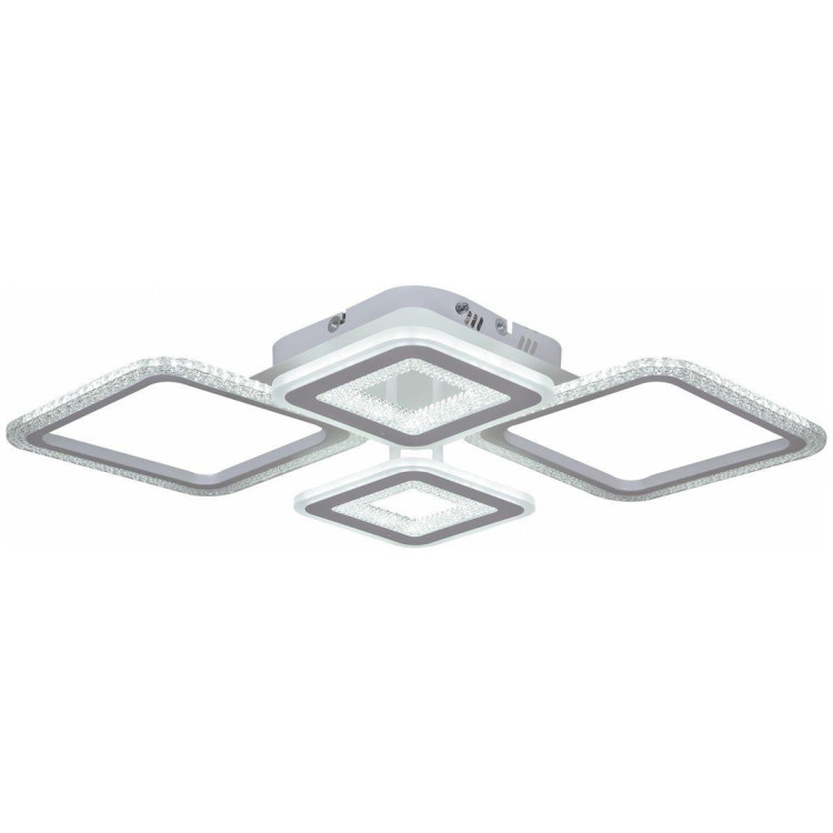 Потолочная светодиодная люстра Reluce 20532-0.3-2+2B WT Потолочная светодиодная люстра Reluce 20532-0.3-2+2B WT