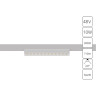 A7288PL-1WH СВЕТИЛЬНИК ПОТОЛОЧНЫЙ OPTIMA 48В 12Вт 900Лм 3000K 90+ 24°