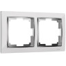Рамка Werkel Snabb на 2 поста белая WL03-Frame-02-white 4690389046117
