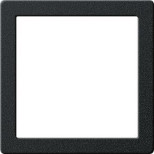Рамка монтажная Gira System 55 черный матовый 264820
