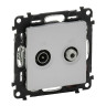 Розетка TV-SAT Legrand Valena Life оконечная 10 дБ, алюминий 753662