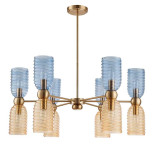 6511/12C MODERNI LN23 173  латунь Люстра потолочная E14 12*40W 220V MONROE