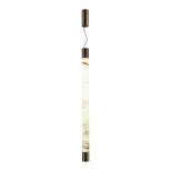 6686/25L L-VISION ODL24 000 Подвесной светильник темная брашированная латунь/металл/алебастр IP20 LED 40W 3000/4000 MARBELLA