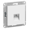 Розетка RJ-11 Schneider Electric Atlas Design белая