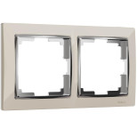 Рамка Werkel Snabb на 2 поста слоновая кость WL03-Frame-02-ivory 4690389046315