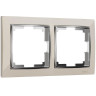 Рамка Werkel Snabb на 2 поста слоновая кость WL03-Frame-02-ivory 4690389046315