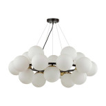 6508/20 MODERNI LN23 105 чёрный, белый, бронза Люстра E14 20*40W 220V MELONA