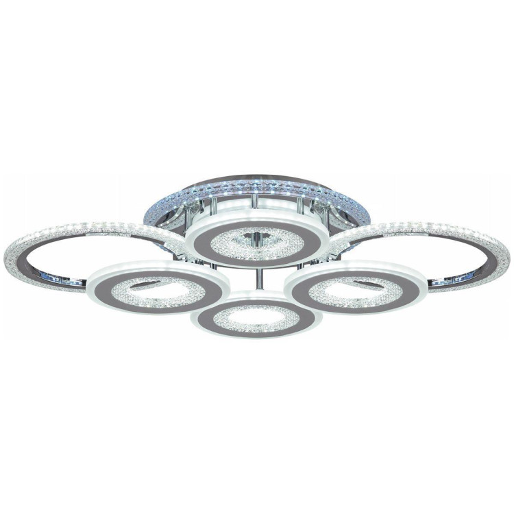 Потолочная светодиодная люстра Reluce 20533-0.3-2+4+1 CR Потолочная светодиодная люстра Reluce 20533-0.3-2+4+1 CR