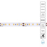 A2412008-04-3K Светодиодная лента 24В 9,6Вт/м 1000Лм/м 3000К 90+ 8мм SMD2835 120шт/м 5м IP65