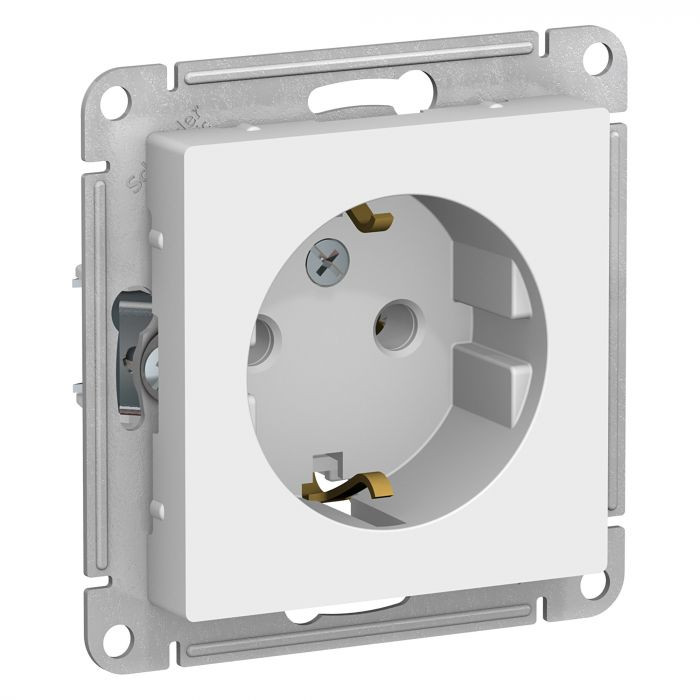 Розетка силовая Schneider Electric Atlas Design белая