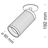 Потолочный светильник Maytoni Technical C037CL-01B