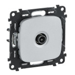Розетка TV Legrand Valena Allure звезда 1,5 дБ, алюминий 753951