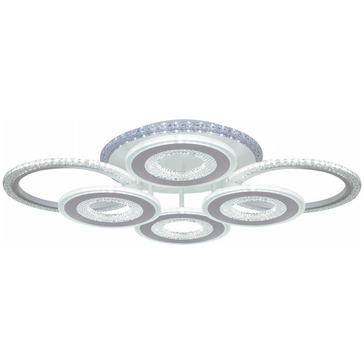 Потолочная светодиодная люстра Reluce 20533-0.3-2+4+1 WT Потолочная светодиодная люстра Reluce 20533-0.3-2+4+1 WT