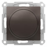 Светорегулятор поворотно-нажимной Schneider Electric Atlas Design 630 Вт, мокко
