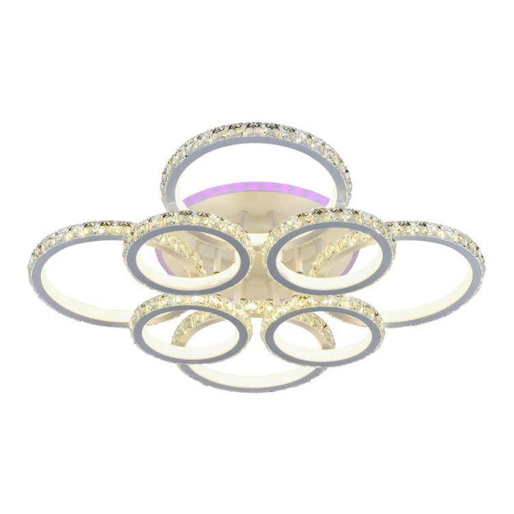 Потолочная светодиодная люстра Profit Light 18052/8 WHT A