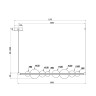 Подвесной светильник Freya FR5396PL-L13BS