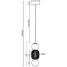 Подвесной светильник Maytoni MOD273PL-L16CH3K
